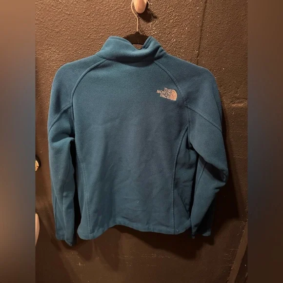 Women’s North Face Zip Up Blue Fleece Jacket Size Small - Picture 4 of 4